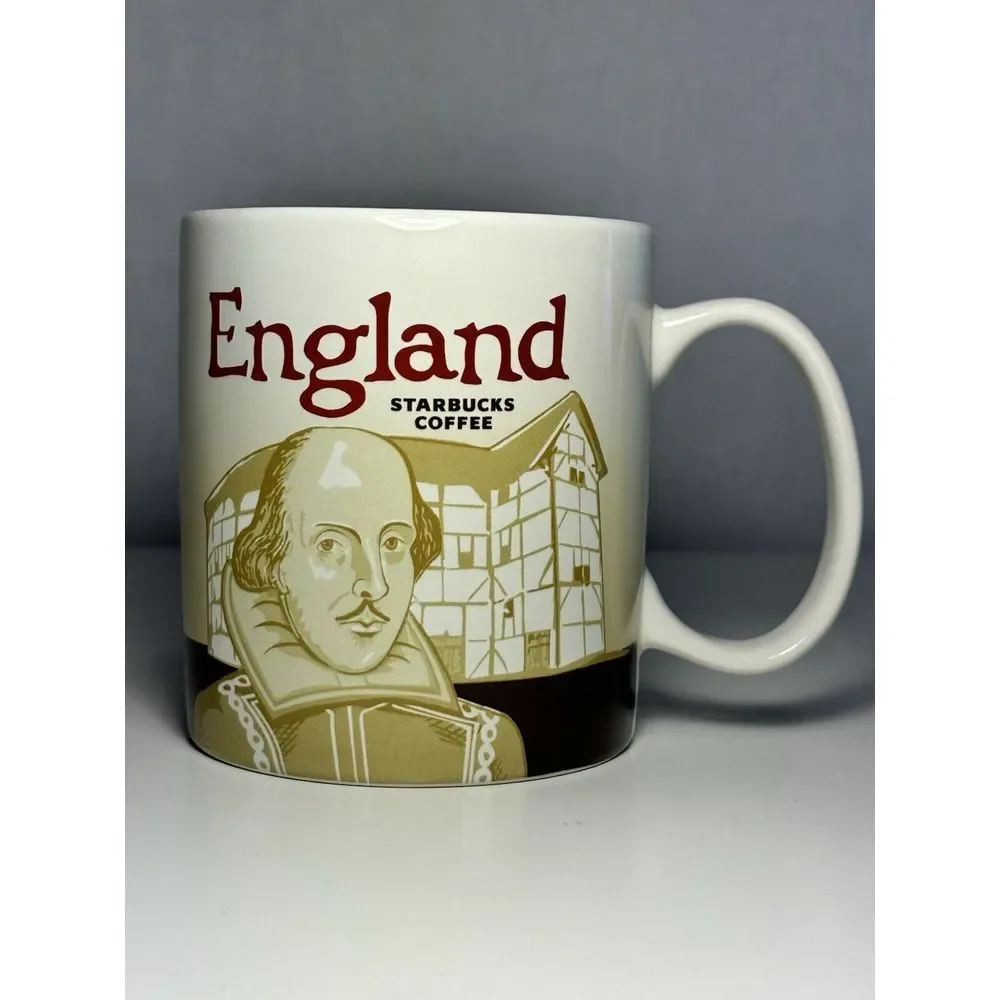 Starbucks Shakespeare England Mug 16 Oz Original UK 2013 - Picture 7 of 8
